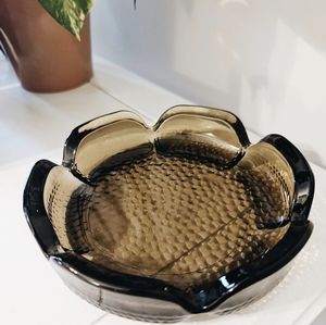 Vintage Anchor Hocking 70s ashtray, jewelry tray